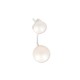 Accessoires boucles d'oreilles argent 925 boucles d'oreilles à décorer de perles semi percées