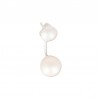 Accessoires boucles d'oreilles argent 925 boucles d'oreilles à décorer de perles semi percées