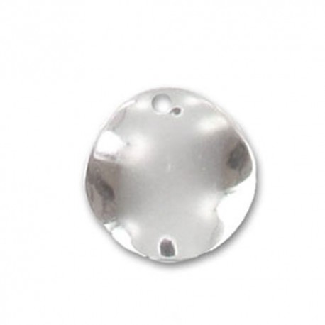 Sequin en argent 925 twisté diamètre 12 mm