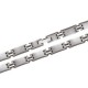 Bracelet new design en acier fermoir plat 21 cm