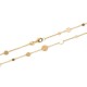 Bracelet en plaqué or 18 carats bijou tendance 