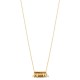 Collier plaqué or 18 carats pendant petites gouttes bijou tendance