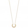 Collier Plaqué Or 18 carats pendentif soleil Bijou tendance