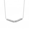 Collier épis de blé en argent massif 925/000 rhodié Bijou tendance