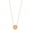 Collier Plaqué Or 18 carats pendentif tendance ethnique