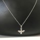 Collier pendentif petite abeille argent 925/000 sur fine chaine argent 925