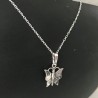 Collier pendentif petit papillon en argent 925/000 sur fine chaine