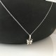 Collier pendentif petit papillon en argent 925/000 sur fine chaine