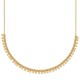 Collier Plaqué Or 18 carats pampilles chainette de réglable 