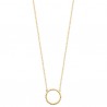 Collier Plaqué Or 18 carats cercle tressé