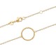 Bracelet Plaqué Or 18 carats cercle tressé