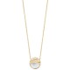 Collier Plaqué or 18 carats pierre nacre naturelle Bijou nature