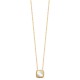 Collier Plaqué Or 18 carats et pierre de nacre naturelle