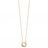 Collier Plaqué Or 18 carats et pierre de nacre naturelle