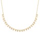 Collier pampilles fleurs Plaqué Or 18 carats Bijou tendance