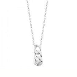 Collier argent 925/000 pendentif style chaine Bijou tendance