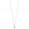 Collier argent 925/000 pendentif style chaine Bijou tendance