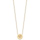 Collier étoile Plaqué Or 18 carats et zirconium