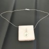 Collier ras de cou argent 925/000 pendentif petite étoile Swarovski 