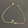 Bracelet Love en Plaqué Or 18 carats