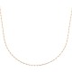 Duo collier + bracelet Plaqué Or 18 carats maille boules