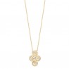 Collier Plaqué Or 18 carats spirales filigranées