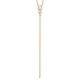 Collier Plaqué Or 18 carats et zirconium Bijou tendance