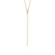 Collier Plaqué Or 18 carats et zirconium Bijou tendance