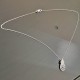 Collier pendentif ananas en argent 925/000 sur chaine 42 cm 