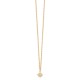 Collier Plaqué Or 18 carats étoile zirconium