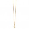 Collier Plaqué Or 18 carats étoile zirconium