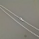 Collier chaine maille ovale en argent 925 longueur 40 cm belle largeur 2,2 mm