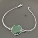 Bracelet argent massif 925/000 pierre naturelle malachite