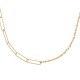Collier bi chaine Plaqué Or 18 carats Bijoux tendance