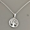 Collier argent 925/000 pendentif arbre de vie sur fine chaine 42 cm