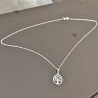 Collier argent 925/000 pendentif arbre de vie sur fine chaine 42 cm