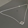 Collier soleil argent massif 925/000