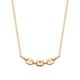 Collier Plaqué Or 18 carats grains de café