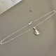 Collier argent 925/000 pendentif signe du zodiaque verseau sur chaine 