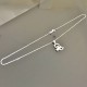 Collier argent 925/000 pendentif signe du zodiaque scorpion sur chaine 