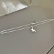Collier argent 925/000 pendentif signe du zodiaque bélier sur chaine 42 cm