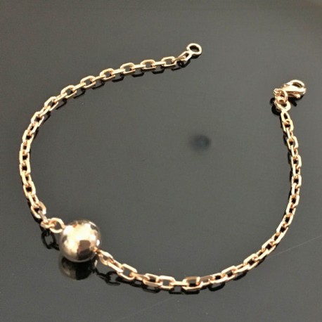 Bracelet boule plaqué or 18 carats Bijou tendance