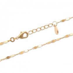 Bracelet Plaqué Or 18 carats maille fantaisie