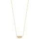 Collier épis de blé Plaqué Or 18 carats et zirconium