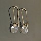 Boucles d'oreilles plaqué or petites gouttes cristal Swarovski