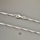 Bracelet argent 925/000 maille torsadée 2 mm longueur 18 cm