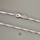 Bracelet argent 925/000 maille torsadée 3 mm longueur 18 cm