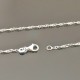 Bracelet argent 925/000 maille torsadée 3 mm longueur 18 cm