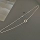 Collier soleil en argent massif 925/000 longueur ajustable