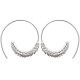 Boucles d'oreilles épis de blé argent massif 925/000